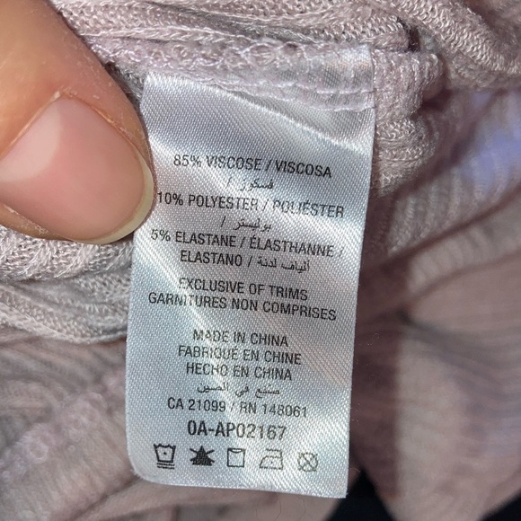 Ardene Pink Long Sleeve Crop Shirt - Picture 11 of 11